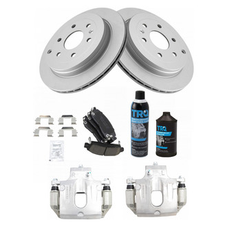 TRQ® - Rear Disc Brake Kit with Ceramic Pads and Calipers
