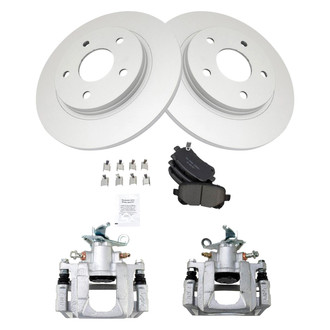 TRQ® - Rear Disc Brake Kit with Ceramic Pads and Calipers