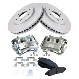 TRQ® - Front Disc Brake Kit with Ceramic Pads and Calipers