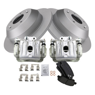 TRQ® - Rear Disc Brake Kit with Ceramic Pads and Calipers