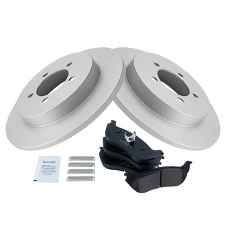 TRQ® - Rear Disc Brake Kit with Ceramic Pads