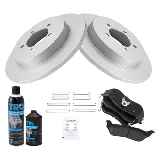 TRQ® - Rear Disc Brake Kit with Ceramic Pads