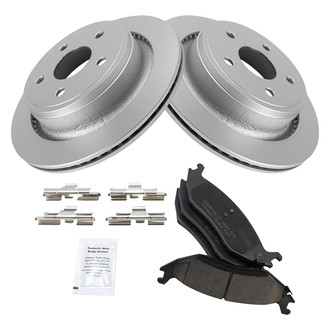TRQ® - Rear Disc Brake Kit with Ceramic Pads