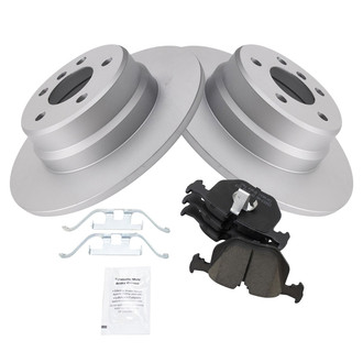 TRQ® - Rear Disc Brake Kit with Ceramic Pads