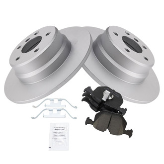 TRQ® - Rear Disc Brake Kit with Ceramic Pads