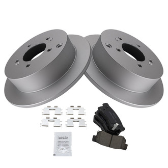 TRQ® - Rear Disc Brake Kit with Ceramic Pads