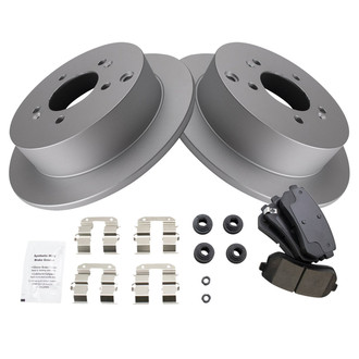 TRQ® - Rear Disc Brake Kit with Ceramic Pads