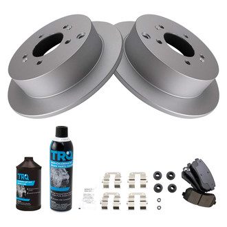 TRQ® - Rear Disc Brake Kit with Ceramic Pads
