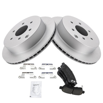 TRQ® - Rear Disc Brake Kit with Ceramic Pads