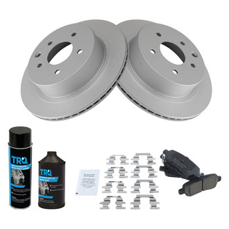 TRQ® - Rear Disc Brake Kit with Ceramic Pads
