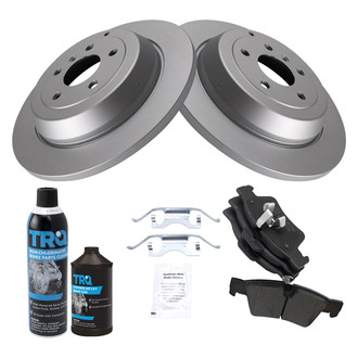 TRQ® - Rear Disc Brake Kit with Semi-Metallic Pads