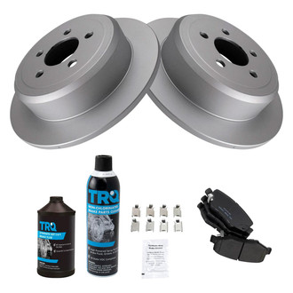 TRQ® - Rear Disc Brake Kit with Ceramic Pads