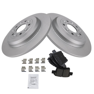 TRQ® - Rear Disc Brake Kit with Ceramic Pads