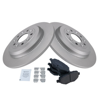 TRQ® - Rear Disc Brake Kit with Ceramic Pads