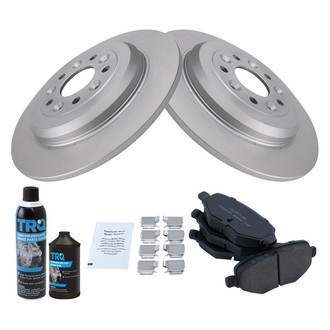 TRQ® - Rear Disc Brake Kit with Ceramic Pads