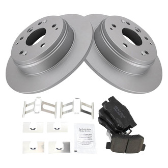 TRQ® - Rear Disc Brake Kit with Ceramic Pads