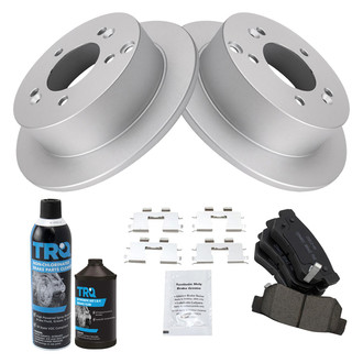 TRQ® - Rear Disc Brake Kit with Ceramic Pads