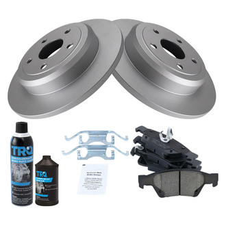TRQ® - Rear Disc Brake Kit with Ceramic Pads