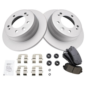 TRQ® - Rear Disc Brake Kit with Ceramic Pads