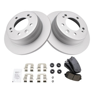 TRQ® - Rear Disc Brake Kit with Ceramic Pads