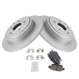 TRQ® - Rear Disc Brake Kit with Ceramic Pads
