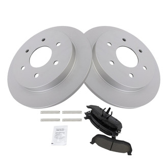 TRQ® - Rear Disc Brake Kit with Ceramic Pads