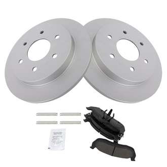 TRQ® - Rear Disc Brake Kit with Ceramic Pads