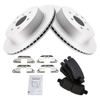 TRQ® - Rear Disc Brake Kit with Ceramic Pads