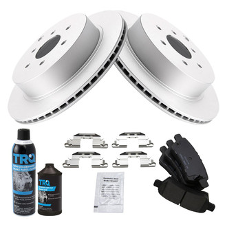 TRQ® - Rear Disc Brake Kit with Ceramic Pads