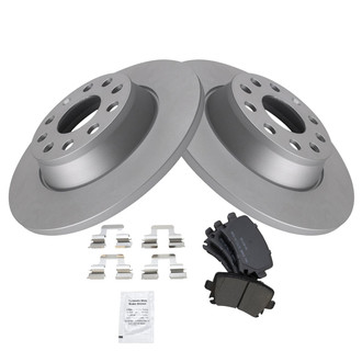 TRQ® - Rear Disc Brake Kit with Ceramic Pads