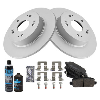 TRQ® - Rear Disc Brake Kit with Ceramic Pads