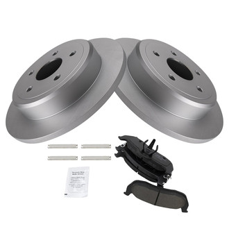 TRQ® - Rear Disc Brake Kit with Ceramic Pads