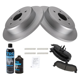 TRQ® - Rear Disc Brake Kit with Ceramic Pads