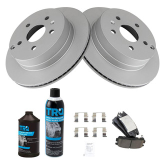 TRQ® - Rear Disc Brake Kit with Ceramic Pads