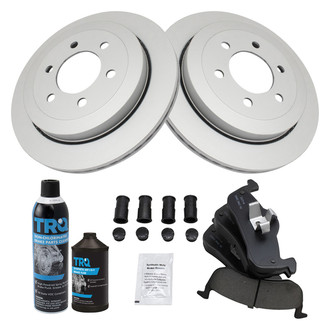 TRQ® - Rear Disc Brake Kit with Ceramic Pads
