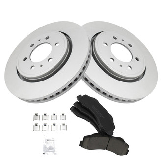 TRQ® - Front Disc Brake Kit with Ceramic Pads