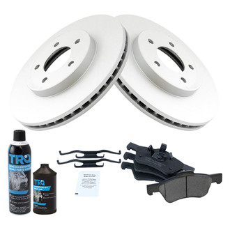 TRQ® - Front Disc Brake Kit with Ceramic Pads