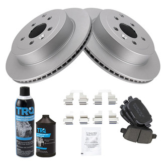 TRQ® - Rear Disc Brake Kit with Ceramic Pads