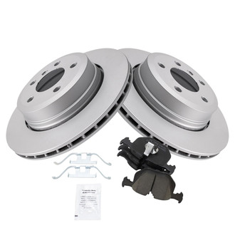TRQ® - Rear Disc Brake Kit with Ceramic Pads