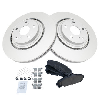 TRQ® - Front Disc Brake Kit with Ceramic Pads