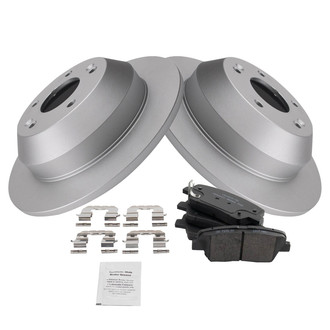 TRQ® - Rear Disc Brake Kit with Ceramic Pads