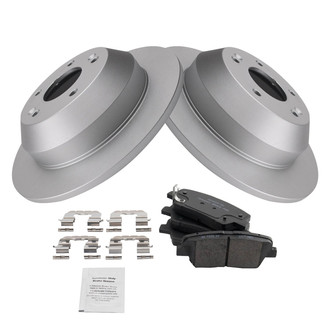 TRQ® - Rear Disc Brake Kit with Ceramic Pads