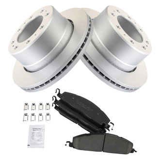 TRQ® - Rear Disc Brake Kit with Ceramic Pads