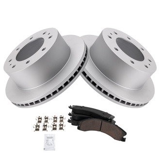 TRQ® - Rear Disc Brake Kit with Ceramic Pads