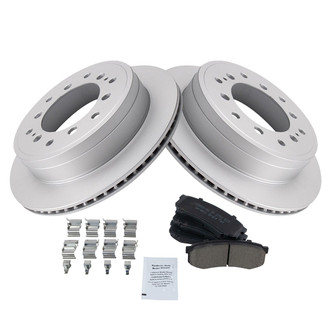 TRQ® - Rear Disc Brake Kit with Ceramic Pads
