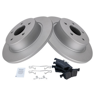 TRQ® - Rear Disc Brake Kit with Ceramic Pads
