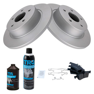 TRQ® - Rear Disc Brake Kit with Ceramic Pads