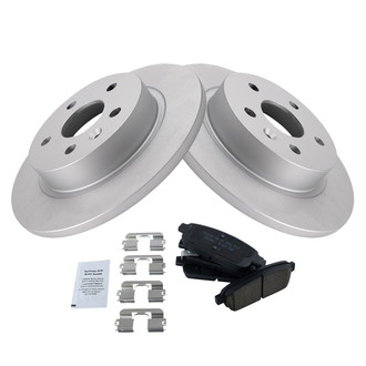 TRQ® - Rear Disc Brake Kit with Ceramic Pads