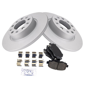 TRQ® - Rear Disc Brake Kit with Ceramic Pads