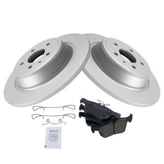 TRQ® - Rear Disc Brake Kit with Ceramic Pads